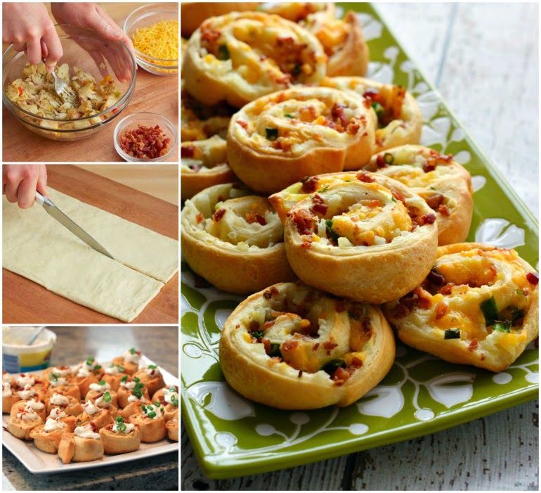 How to make loaded potato pinwheels