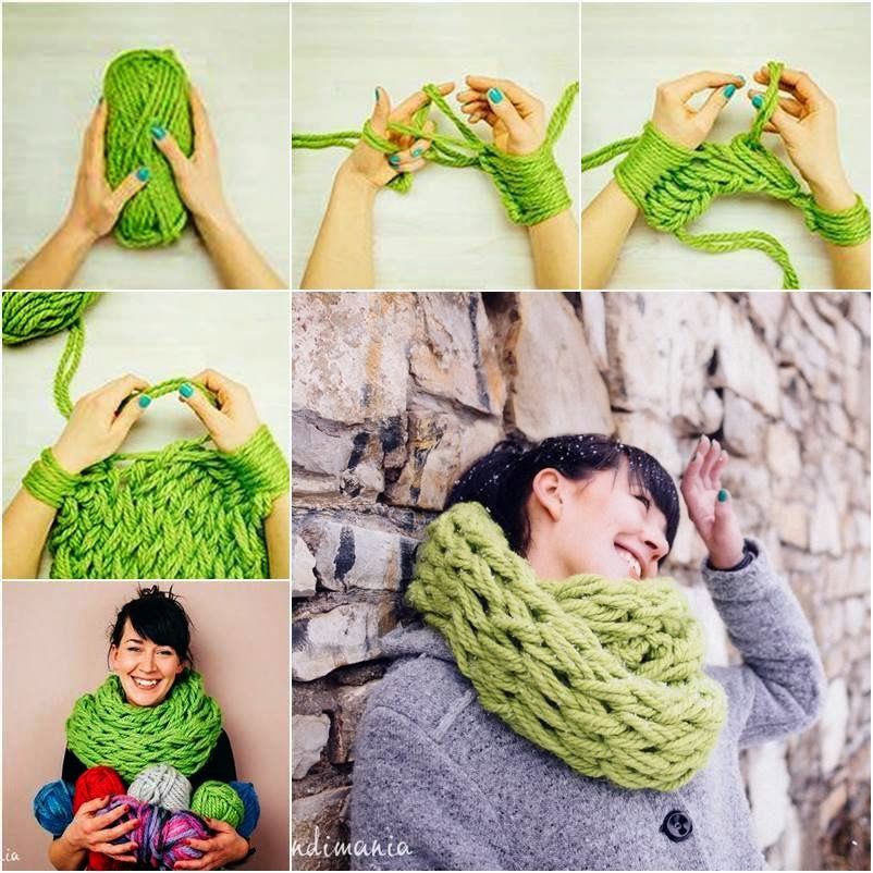 How to make a 30 min arm scarf