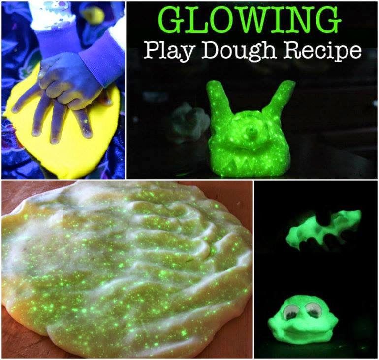 How to make glow in the dark play dough How to make glow in the dark play dough