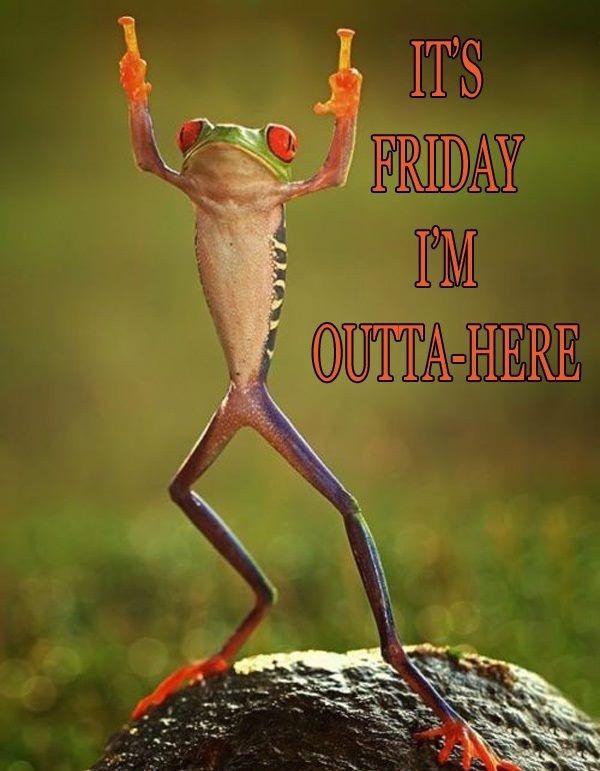 It's Friday I'm Outta Here