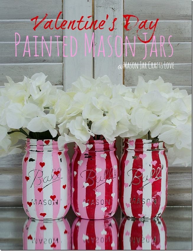 Valentines Day Mason Jars