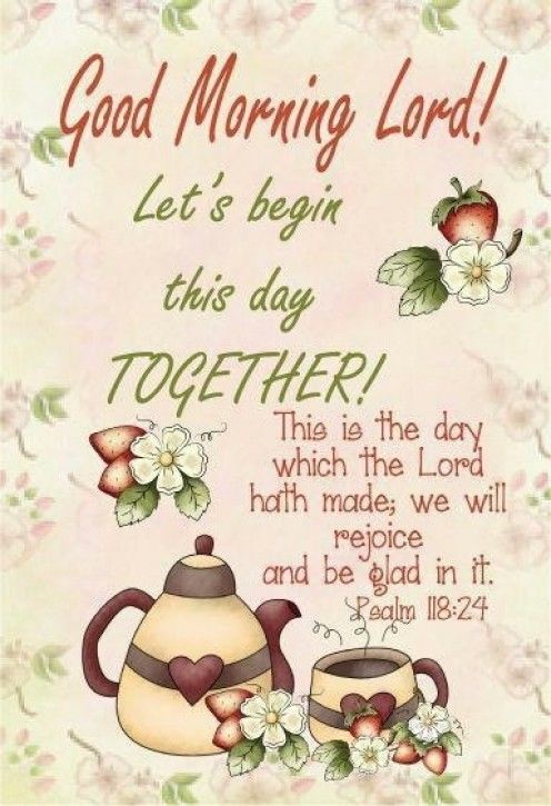 Good Morning Lord