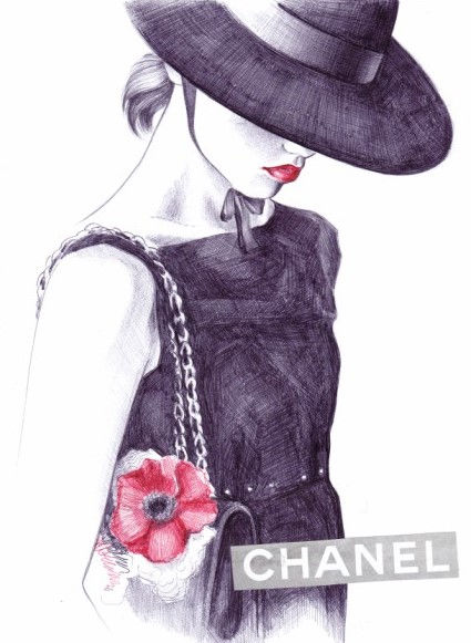 Chanel Fashion Illustration Chanel Fashion Illustration
