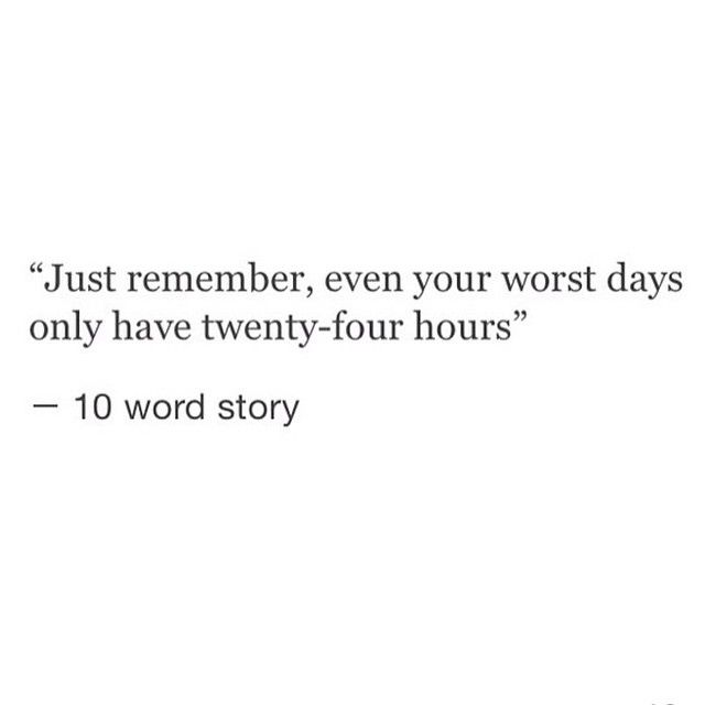 Just remember