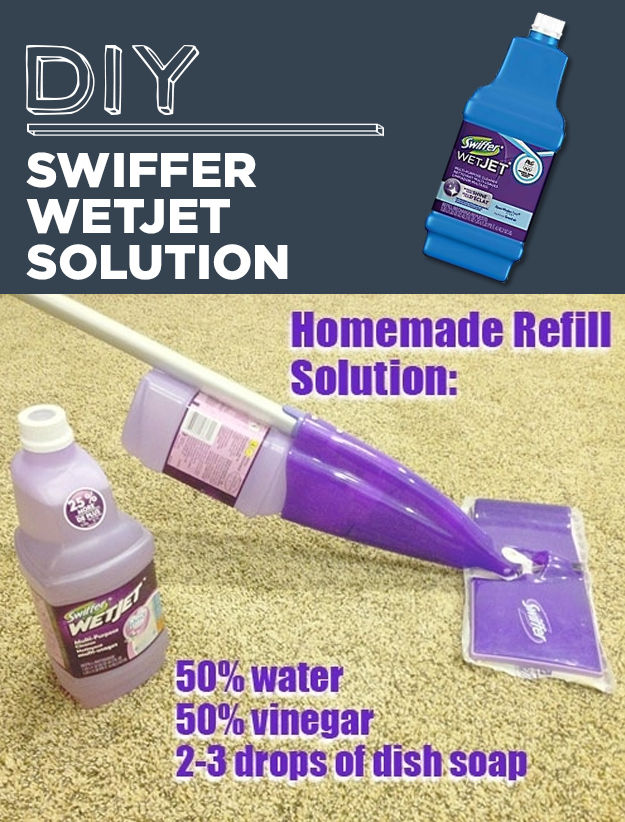 DIY Swiffer Wet Jet Solution DIY Swiffer Wet Jet Solution