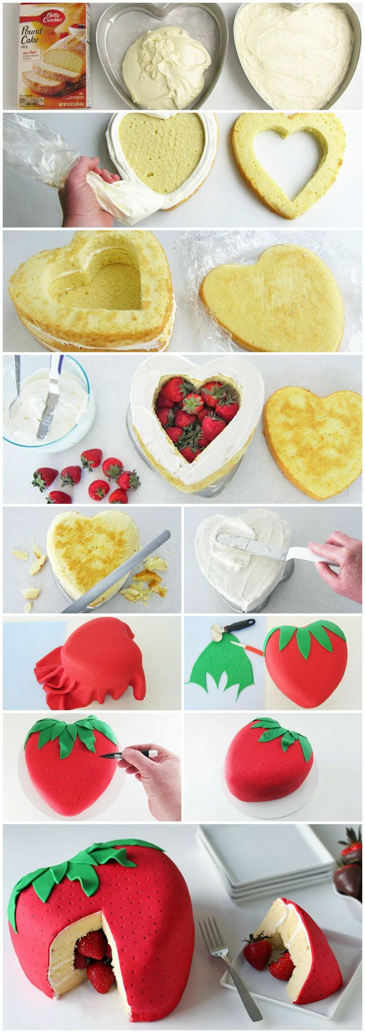 DIY Heart Cake