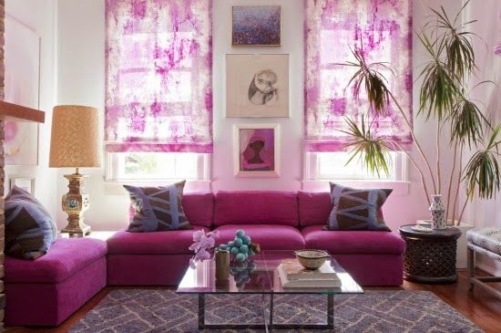 Pink Living Room
