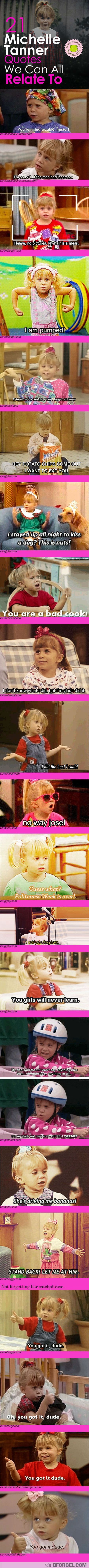 20 Michelle Tanner Quotes 20 Michelle Tanner Quotes