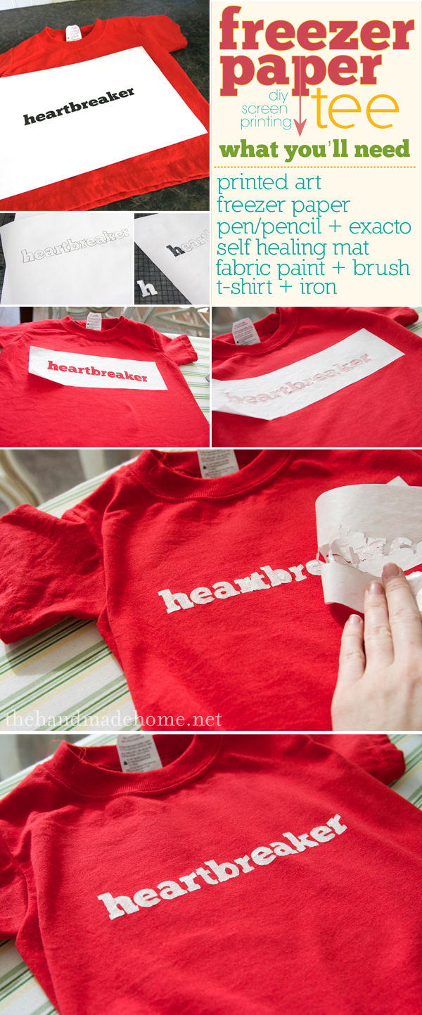 DIY Freezer Paper Tee