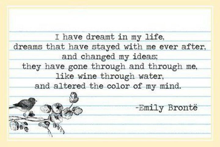 Emily Bronte - I have dreamt