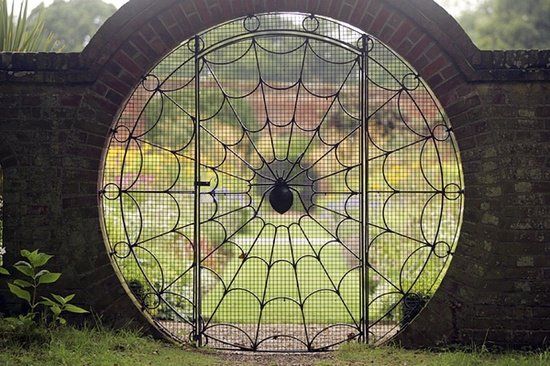 Spiderweb Garden Gate