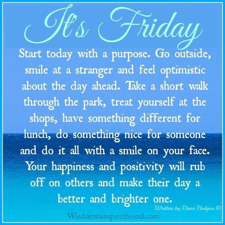It's Friday It's Friday