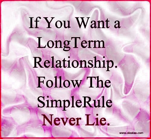 A simple rule to follow A simple rule to follow