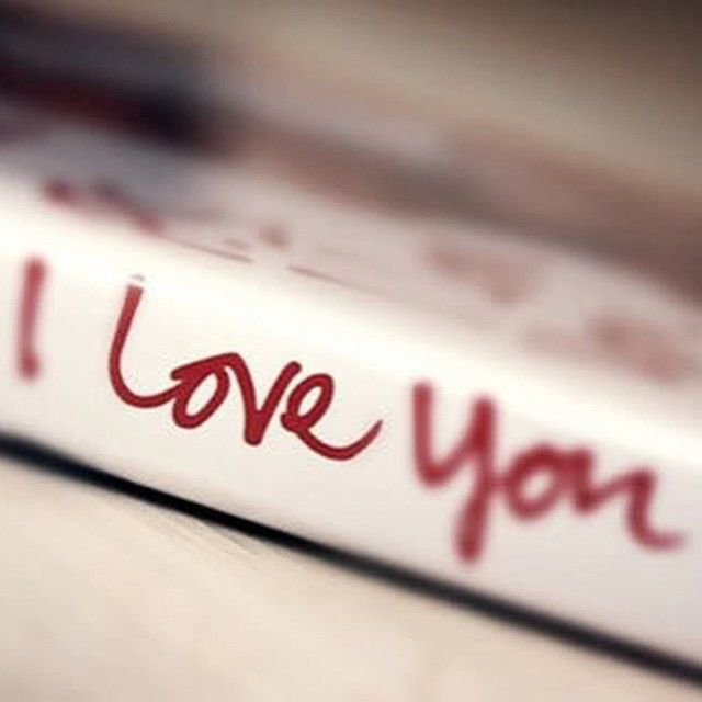 I love you