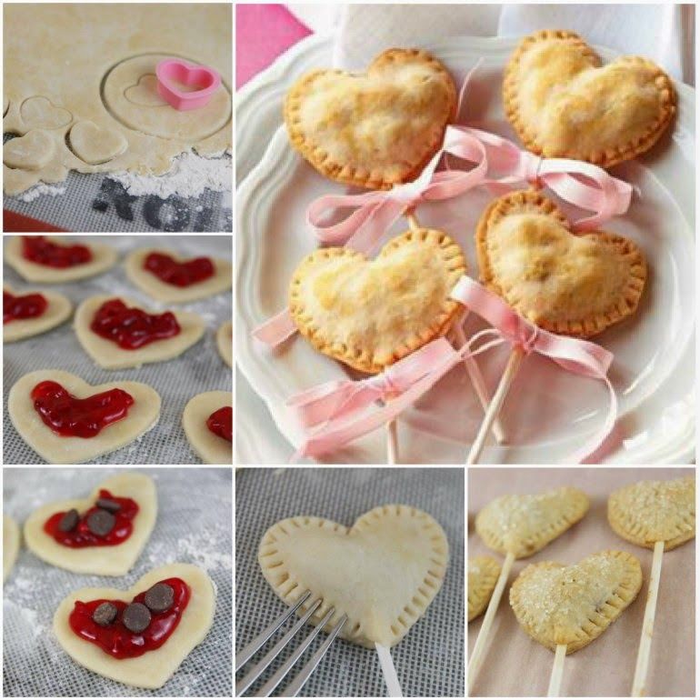 How to make heart shaped pie pops