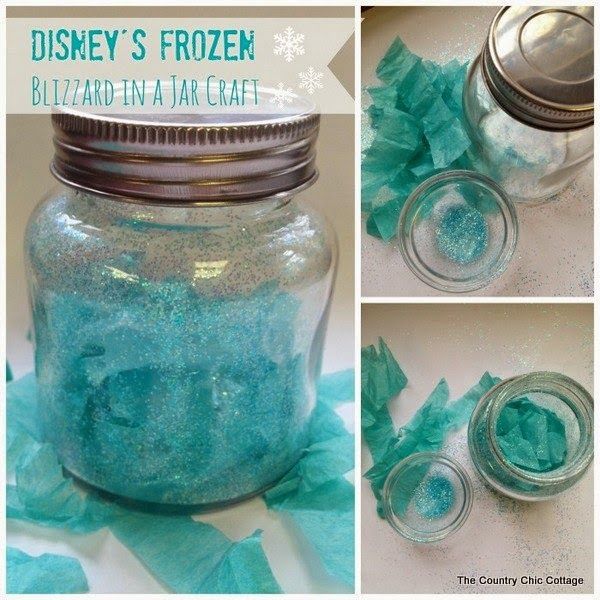 How to make frozen blizzard in a jar