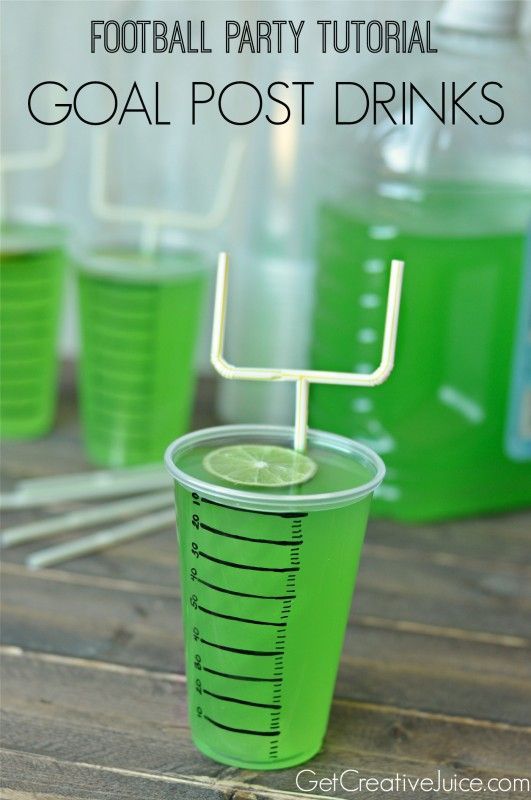 Football Party Goal Post Drinks
