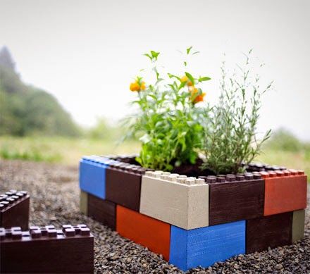 How to make lego garden blocks