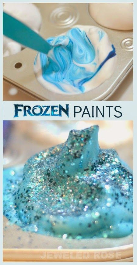 How to make frozen paints
