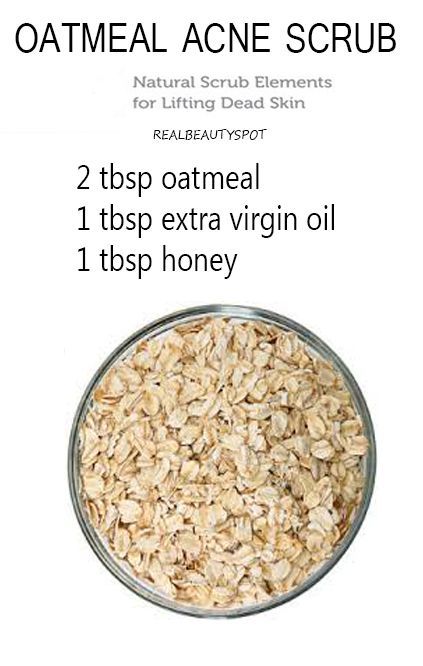 Oatmeal Acne Scrub Oatmeal Acne Scrub