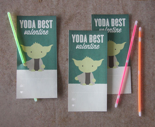 Yoda Valentine Printable