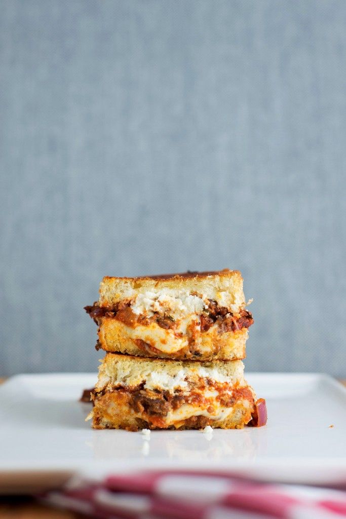 Lasagna grilled cheese