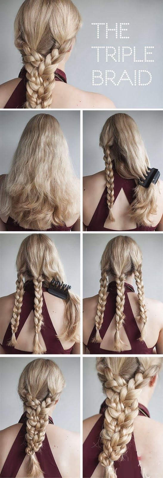 DIY Triple Braid DIY Triple Braid