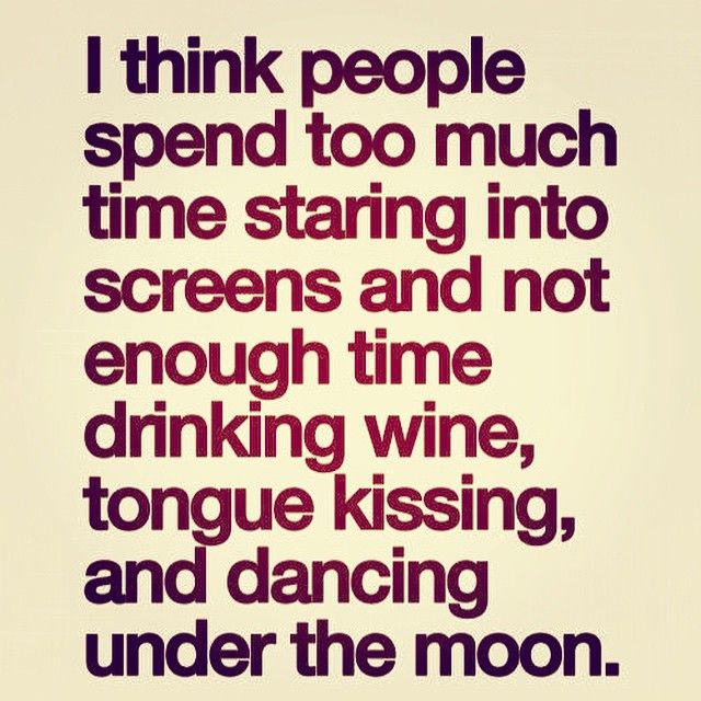 People spend to much time