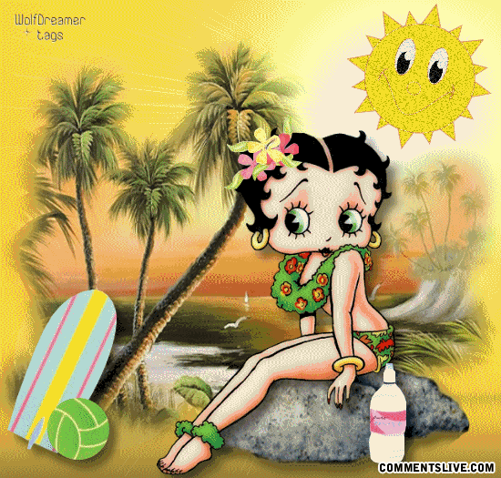 Betty boop in the sun Betty boop in the sun