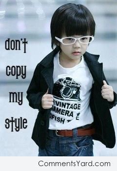 Don't copy my style Don't copy my style