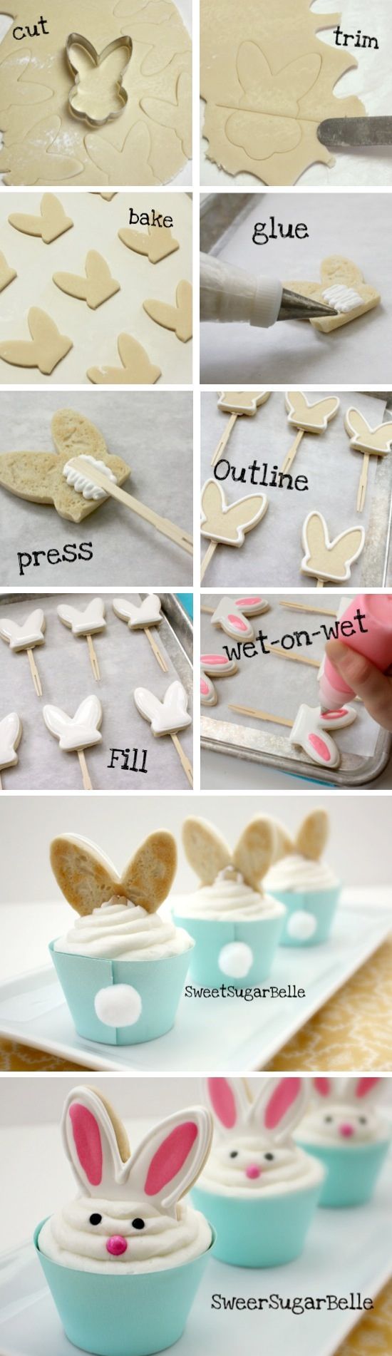 DIY Bunny Cupcakes