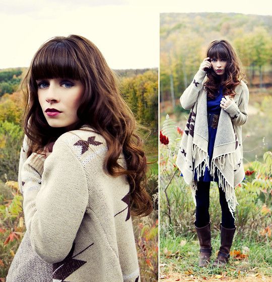 Cool Street Style Impressions: Women Tassel Batwing Sweater