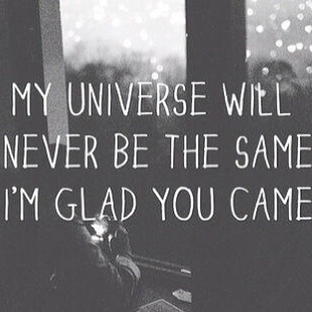 I'm glad you came I'm glad you came