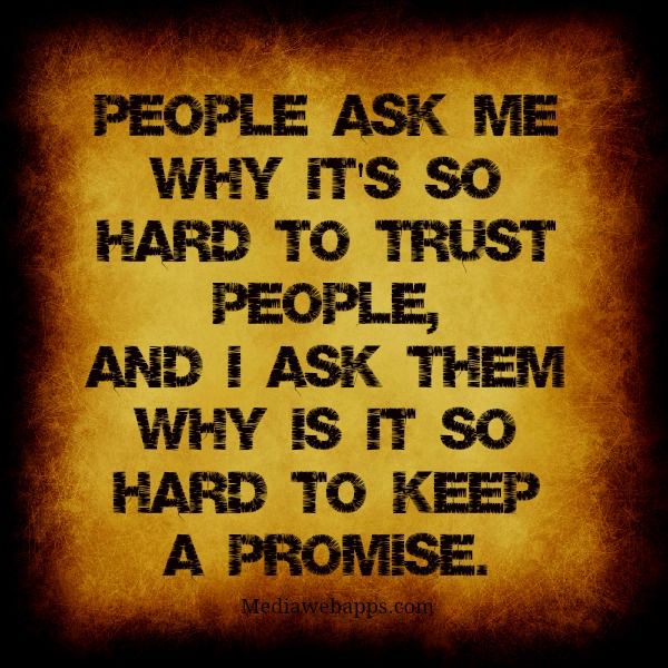 People ask...