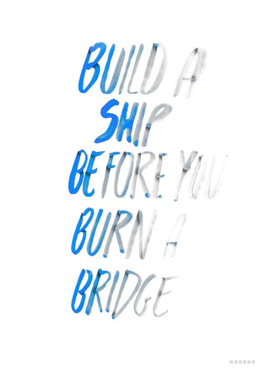Build a ship...