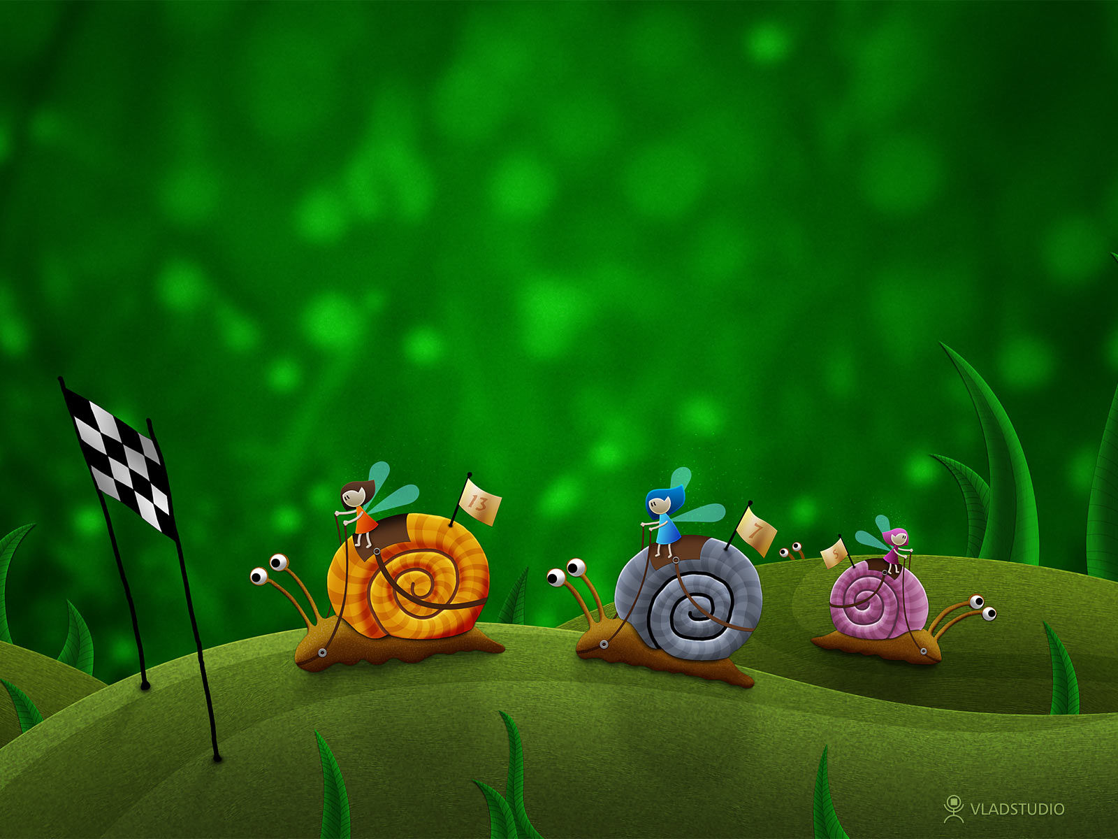Cute snails Cute snails
