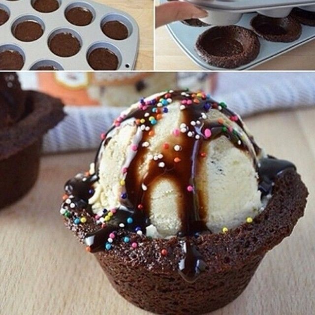 DIY Brownie Cups
