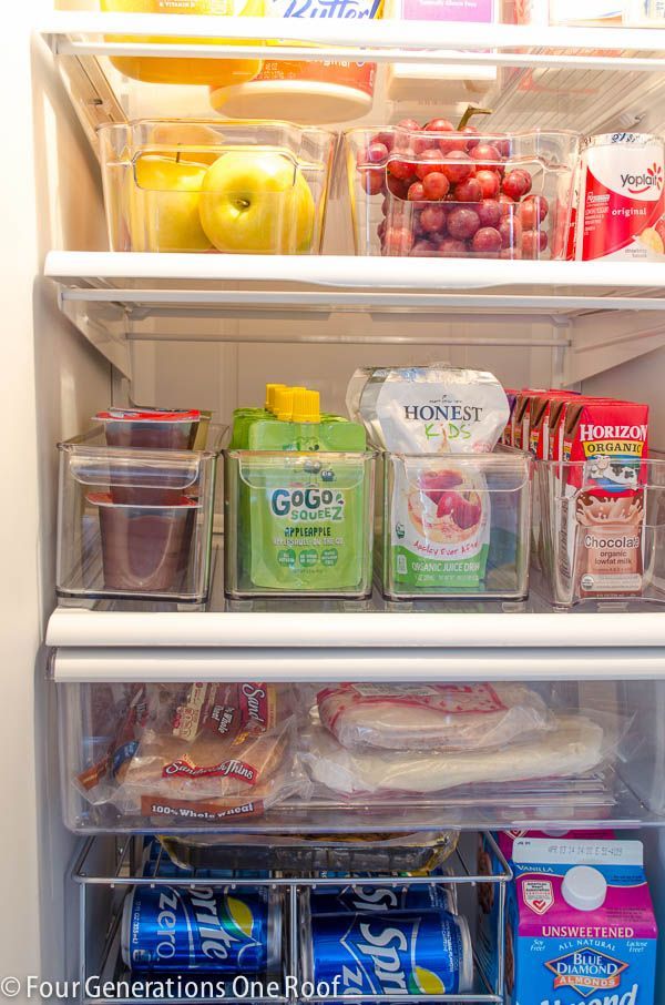 Fridge Oranization Fridge Oranization
