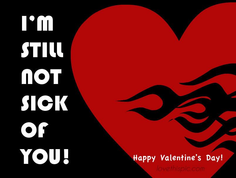 Still not sick of you Still not sick of you