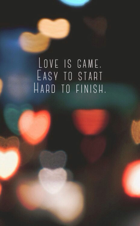 Love is a game Love is a game