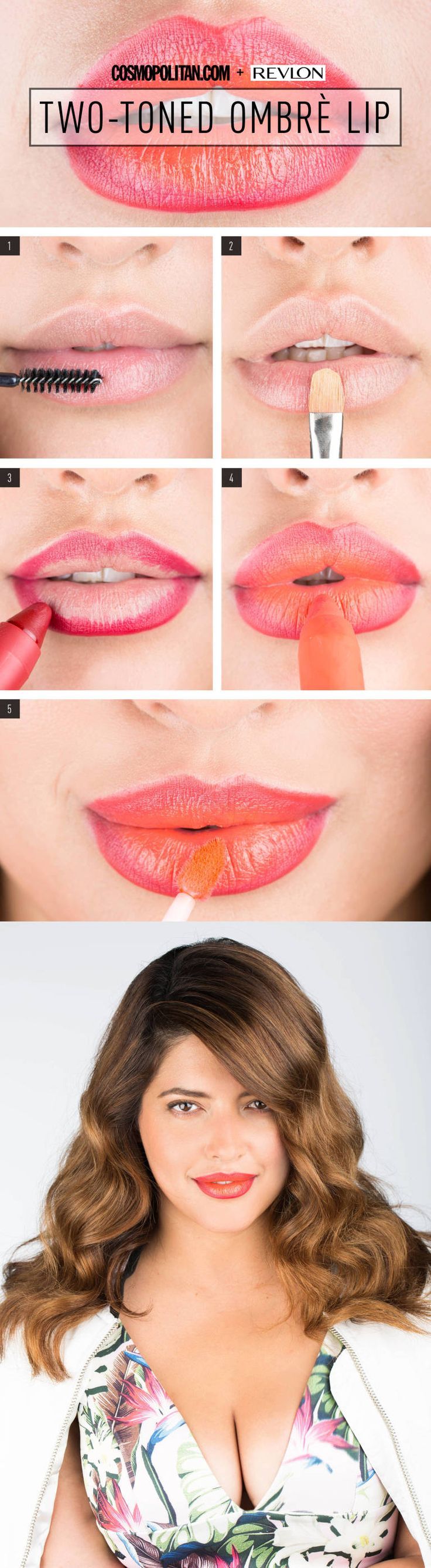 Two Toned Ombre Lip Tutorial Two Toned Ombre Lip Tutorial
