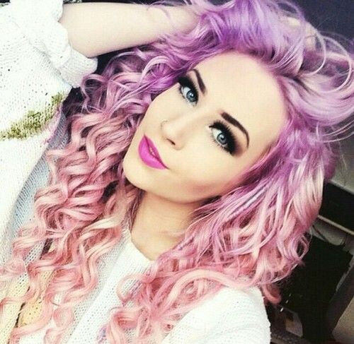 Pink and Purple Curls