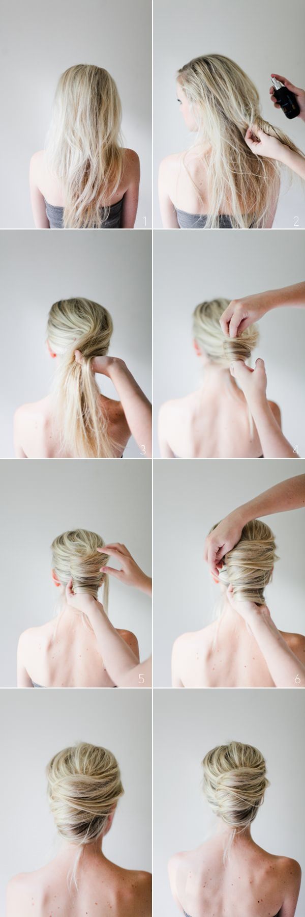 Messy French Twist Pictorial