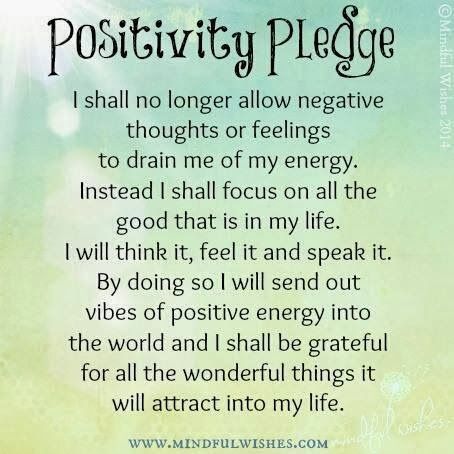 positive pledge positive pledge