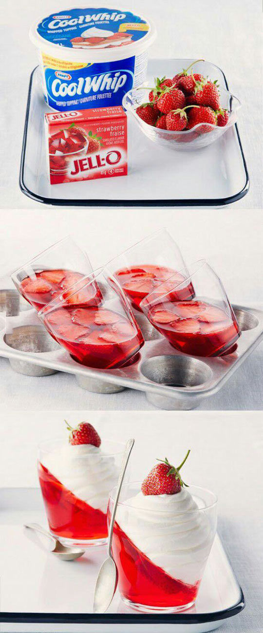 Strawberry Jello Coolwhip Desert