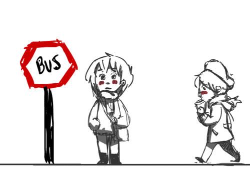 Love at the Bus Stop Love at the Bus Stop
