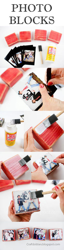 DIY Photo Blocks DIY Photo Blocks