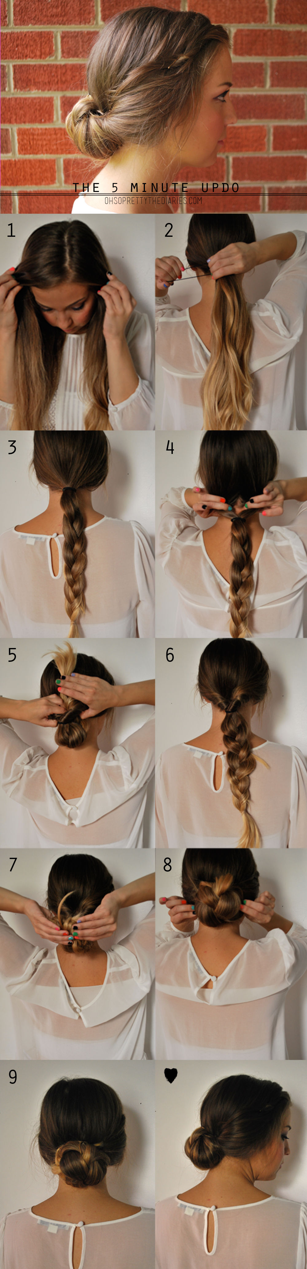 DIY 5 Minute Updo