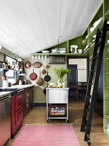 Kitchen with Open Shelves 