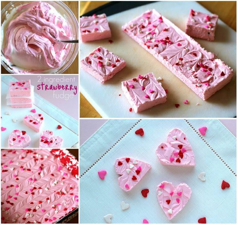 How to make a strawberry fudge treat